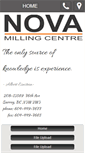 Mobile Screenshot of novamillingcentre.com